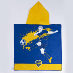 PONCHO INFANTIL SECADO RAPIDO BOCA JUNIORS 70X140CM - comprar online