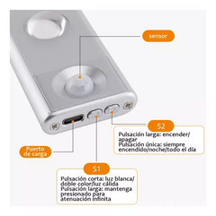 LAMPARA CON SENSOR MOVIMIENTO 61CM en internet