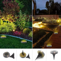 ESTACA SOLAR P/ JARDIN LUZ LED - comprar online
