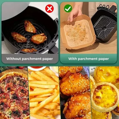 PAPEL PARA AIRFRYER CUADRADO - Chucheriaslp