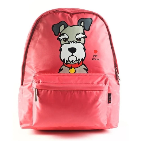 Mochila pep friends perro rosa