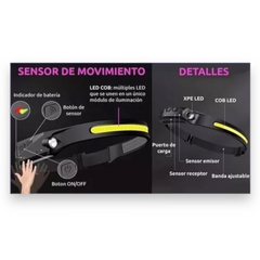 Linterna Minera C/Sensor De Movimiento - comprar online