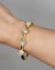 bracelete banmho ouro pedrarias nicoleta 