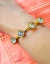 bracelete banmho ouro pedrarias nicoleta 