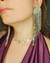 maxi brinco cascata strass nicoleta