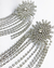 brinco estrela de strass com franjas nicoleta