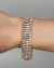 pulseira dourada de strass nicoleta 