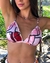 Biquini Leblon Hot Pant Top Fixo - Sol Tropical