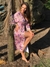 Kimono Praia de Tulum Longo C/ Fenda nas Laterais Manga Curta Saída de Praia - comprar online