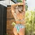 Biquíni Sereia Tropical Hot Pant Bojo Fixo C/ Aro Moda Praia - Sol Tropical