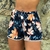 SHORT FLOR BLUE C/ Elástico na Cintura Saída na internet