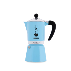 CAFETERA RAINBOW CELESTE