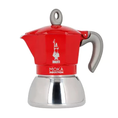 CAFETERA MOKA INDUCCION ROJA - comprar online