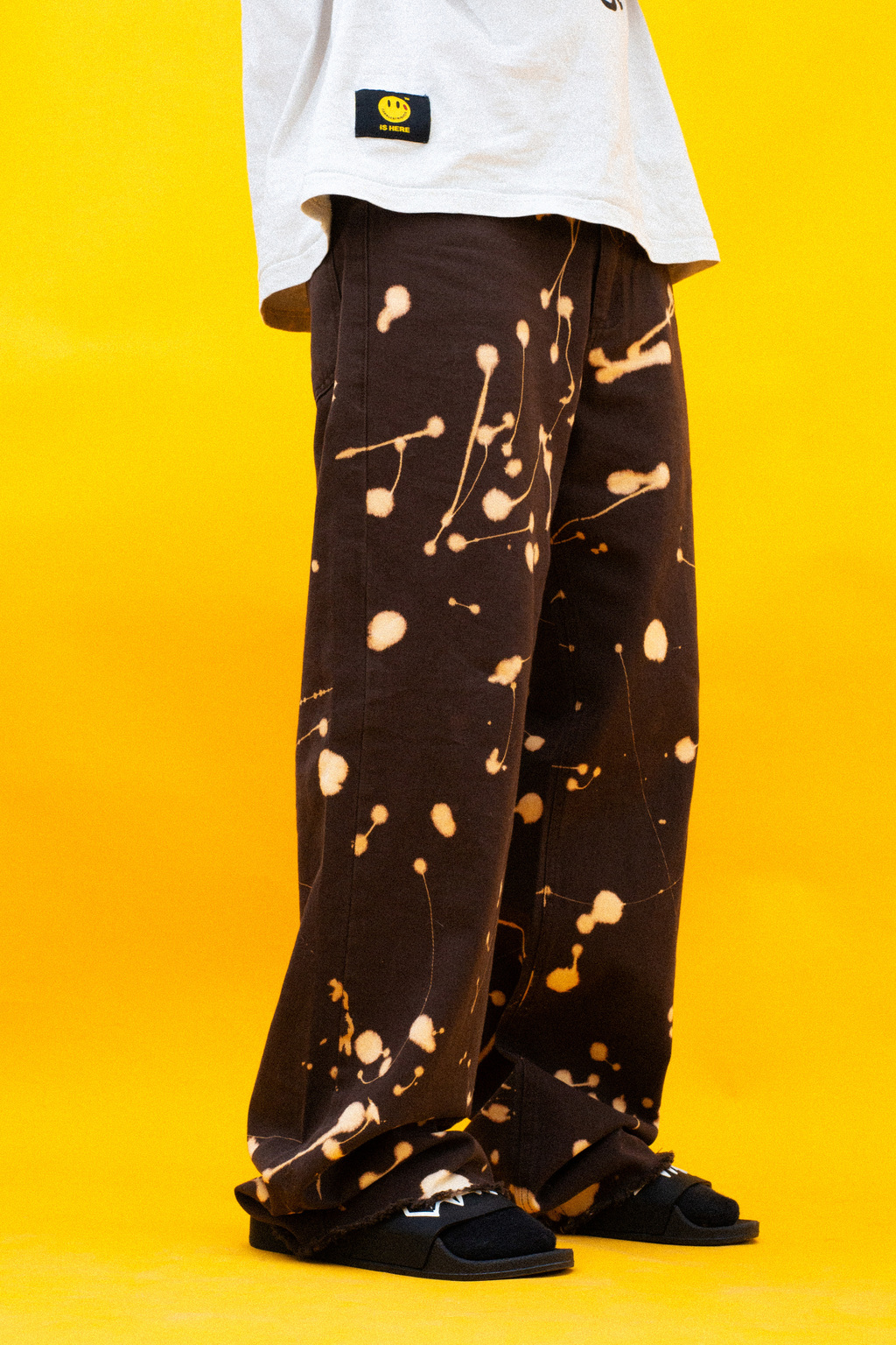 Wide Legs "Badwashed" Chocolate thumbnail 3
