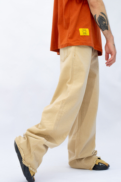 PANT "WIDE LEGS" BUSY CAMEL - GARAGE&FRIENDS