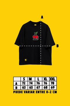 TEE "CHERRYS II" BLACK - comprar online