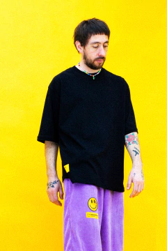 TEE "BASIC EXTRA COTTON" BLACK - GARAGE&FRIENDS