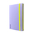 Cuaderno MOOVING NOTES PU Tapa Flex A5 hojas lisas LILA - comprar online