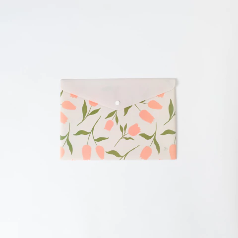 Sobre FW A5 con Solapa y Boton, plastico estampado - comprar online