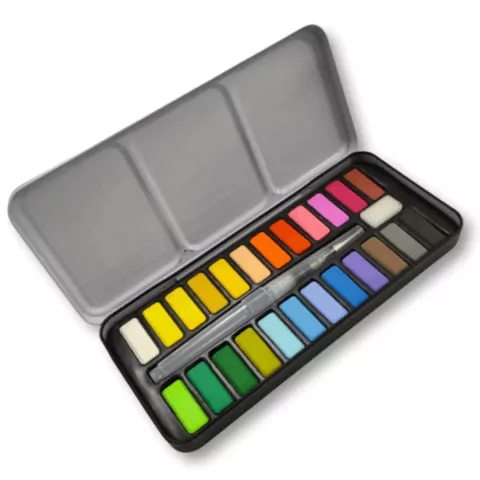 Acuarelas NUWA en lata 24 colores