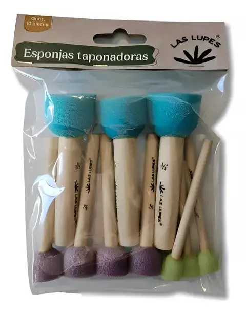 Set Las Lupes Taponador Goma Espuma