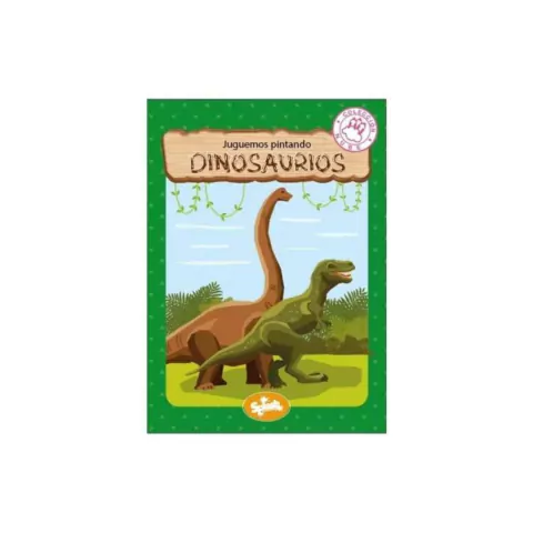 Libro Splash Juguemos pintando Dinosaurios