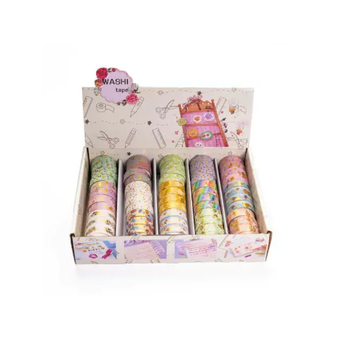 Cinta Washi Tape Gold Stamping