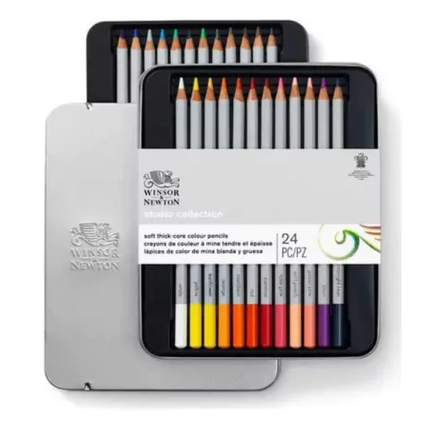 Lapices Winsor and Newton studio color x24