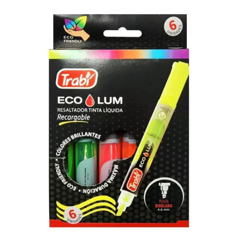 Resaltadores Trabi Eco Lum x6