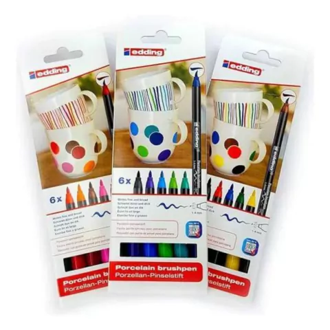 Marcadores EDDING 4200 x6 porcelana