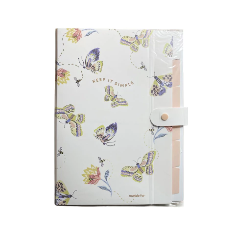 CARPETA FW FUELLE A4 VERTICAL 6 DIVISIONES CUTE - comprar online