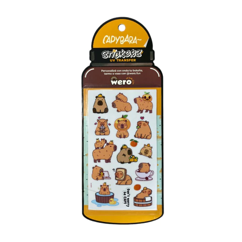 Stikers Wero UV Transfer vinilos de alta adherencia 2 planchas - comprar online