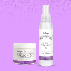 Kit Renovador: Loción y Crema Bakuchiol Collage