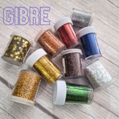Gibre fino o grueso, partículas para maquillaje x Unidad