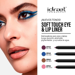 Soft Touch Lápiz Delineador Color Hipoalergénico Waterproof Idraet en internet