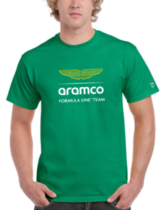 Astor Martin. Aramco. Fórmula 1. Automovilismo. Remera de algodón peinado premium! - comprar online
