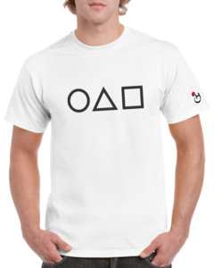 Juego del Calamar. Símbolos. Remera de algodón peinado premium! - comprar online