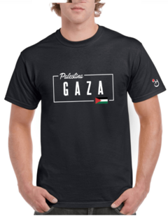Palestina. Gaza. Remera de algodón peinado premium.