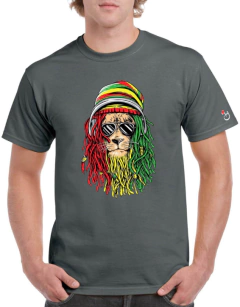 Leon Rasta. Mod.136. Remera de algodón peinado premium.