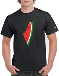 Palestina. Sandía. Remera de algodón peinado premium.