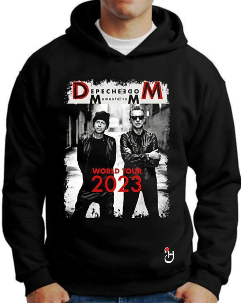 Buzo canguro de frisa Premium. Hoodie. Depeche Mode. Mod B070 - comprar online