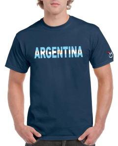 Argentina. Remera de algodón peinado calidad premium