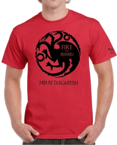 Games.of.thrones.Dragones Remera de algodón peinado calidad premium