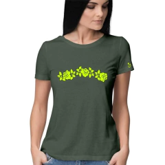 Flores. Remera entallada de algodón peinado premium! - comprar online