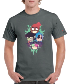 GORILLAZ. Mod 138. Remera de algodón peinado calidad premium.