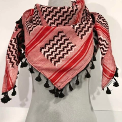 Kufiya Palestina tradicional. Pañuelos Árabes. Shemagh. Hatta. Modelo Zahra - comprar online