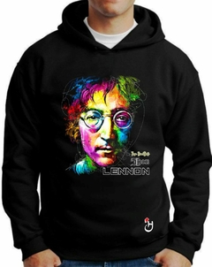 Buzo canguro de frisa Premium. Hoodie. John Lennon. Mod B055. - comprar online