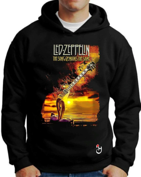 Buzo canguro de frisa Premium. Hoodie.Led Zeppelin. Mod B048 - comprar online