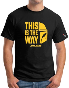 Mandalorian. The way. Starwars. Remera de algodón peinado premium!