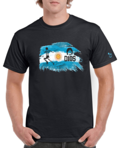 Maradona.Argentina. Dios Remera de algodón peinado premium!